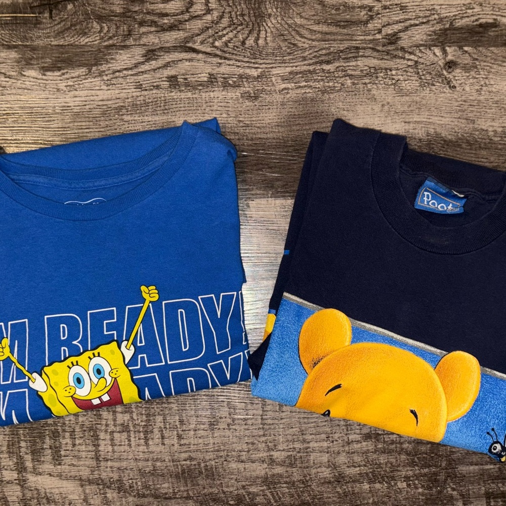 Blue Graphic T-Shirts